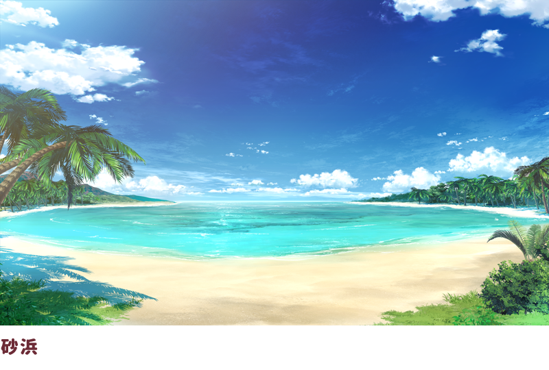 背景サンプル 砂浜